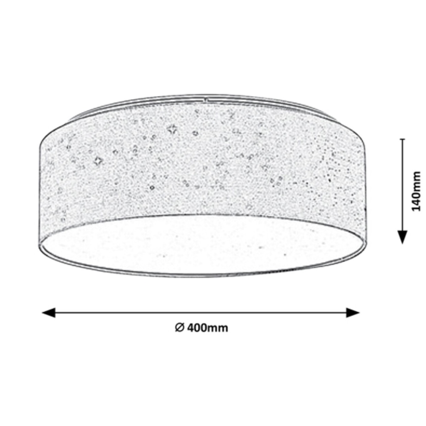 Rabalux - LED Stropné svietidlo LED/22W/230V krémová