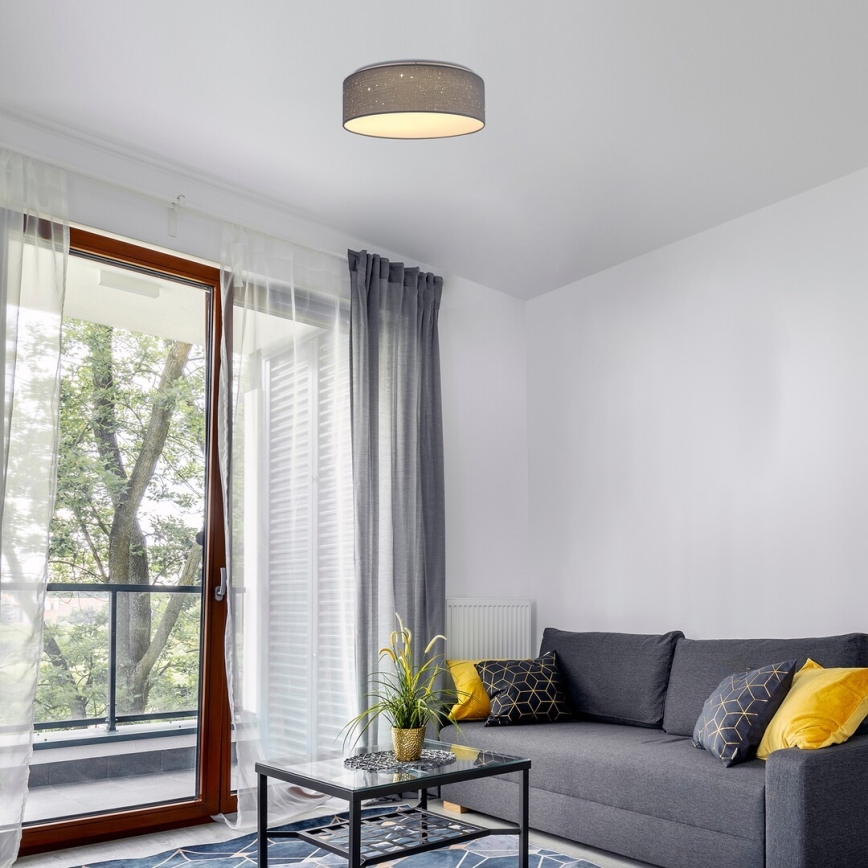 Rabalux - LED stropné svietidlo LED/22W/230V sivé pr. 40 cm