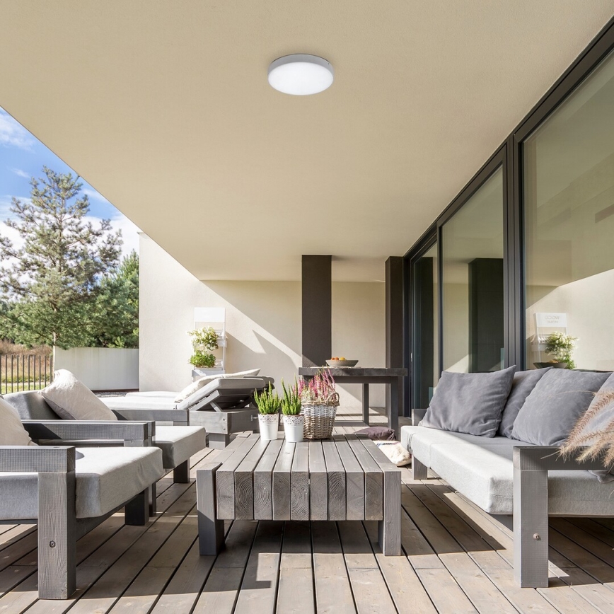 Rabalux - LED stropné svietidlo LED/24W/230V 2800-6000K IP44 biela pr. 30 cm