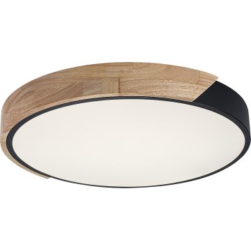 Rabalux - LED stropné svietidlo LED/24W/230V 4000K priemer 41 cm čierna/dub