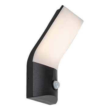 Rabalux - LED Vonkajšie nástenné svietidlo so senzorom LED/10W/230V IP54
