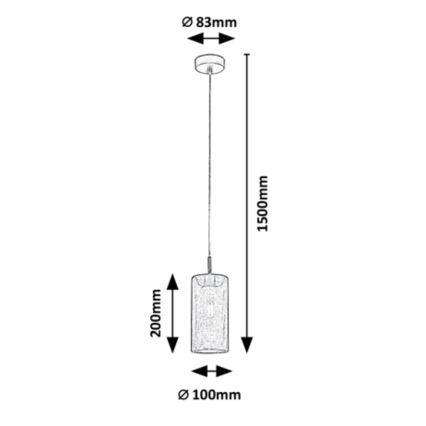 Rabalux - Luster na lanku 1xE14/25W/230V
