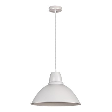 Rabalux - Luster na lanku 1xE27/60W/230V pr. 36 cm biela