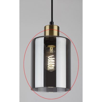 Rabalux - Náhradné sklo E27 pr. 13 cm