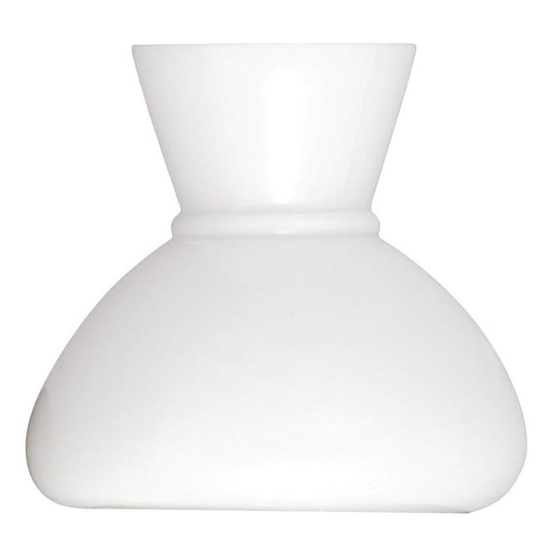 Rabalux - Náhradné sklo k lustru, stolnej lampe a nástennému svietidlu E27 pr. 15 cm biela