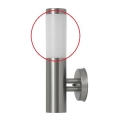 Rabalux - Náhradné sklo k vonkajšiemu svietidlu INOX TORCH E27 biela