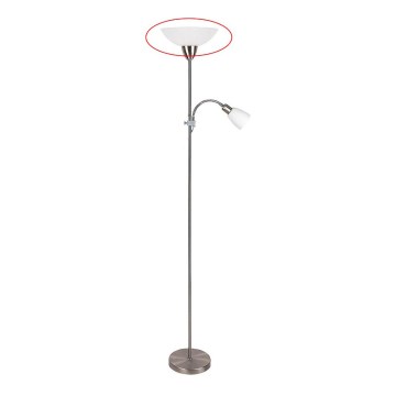 Rabalux - Náhradné tienidlo k stojacej lampe E27 veľké biela