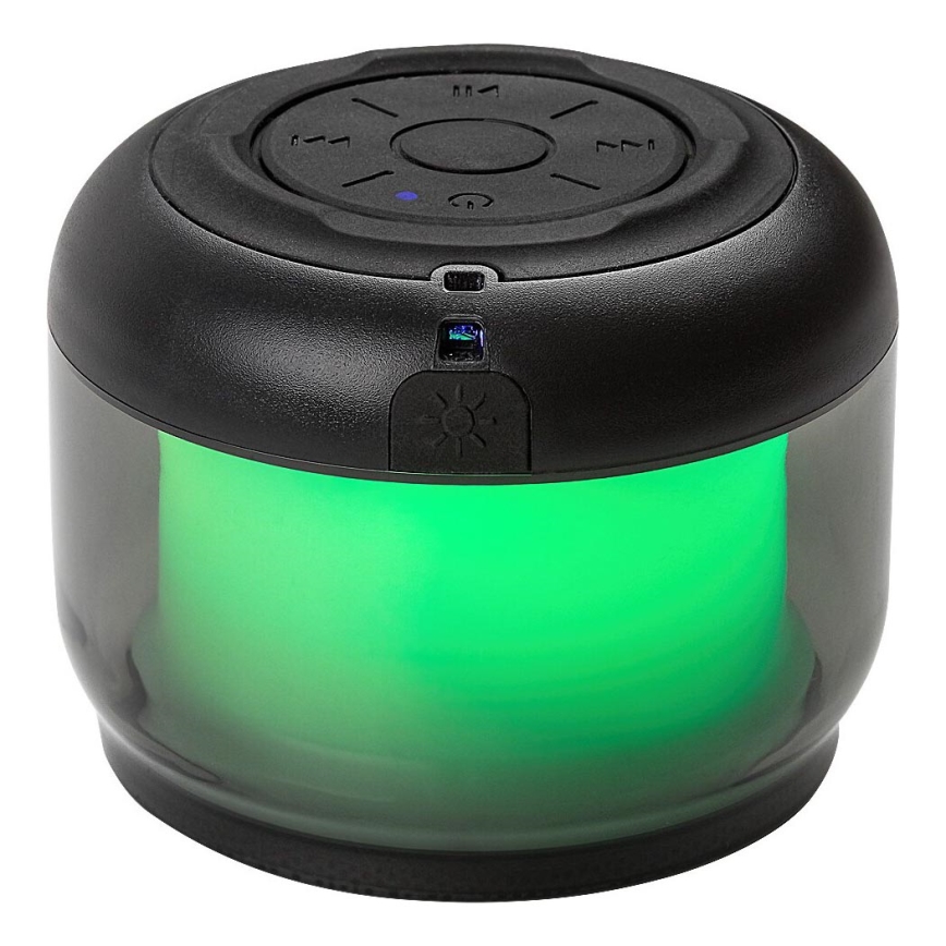 Rabalux - RGB Stolná lampa s reproduktorom RGB/3W/3,7V 500mAh