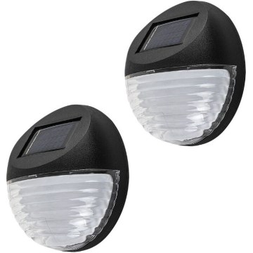 Rabalux - SADA 2x LED solárne nástenné svietidlo LED/0,06W/1,2V 300 mAh IP44