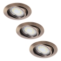 Rabalux - SADA 3xLED Podhľadové svietidlo 3xGU10-LED/3W/230V