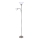 Rabalux - Stojacia lampa 1xE27/100W+E14/25W matný chróm/biela
