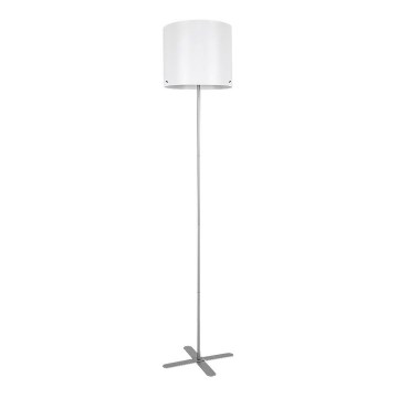 Rabalux - Stojacia lampa 1xE27/40W/230V biela/strieborná