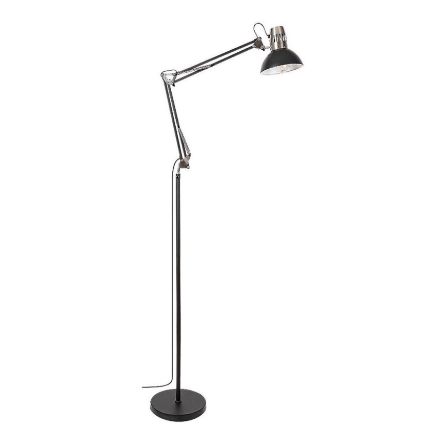 Rabalux - Stojacia lampa 1xE27/40W/230V čierna/lesklý chróm