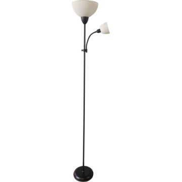 Rabalux - Stojacia lampa 1xE27/60W/230V + 1xE14/25W čierna