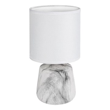 Rabalux - Stolná lampa 1xE14/40W/230V biela/mramorový dekor