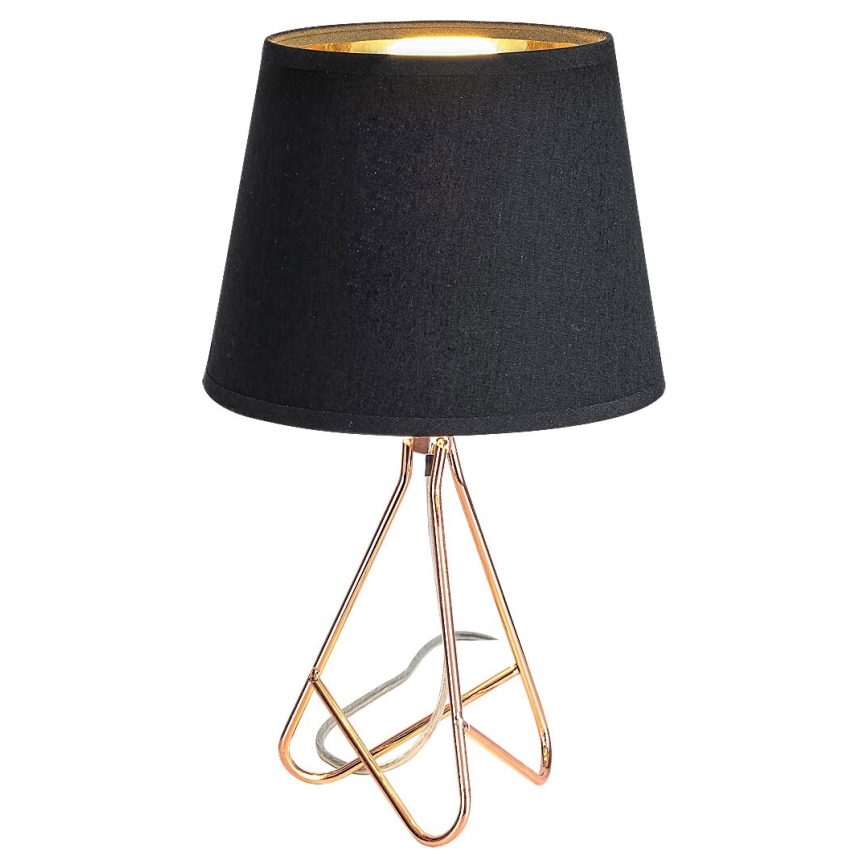 Rabalux - Stolná lampa 1xE14/40W/230V čierna/zlatá
