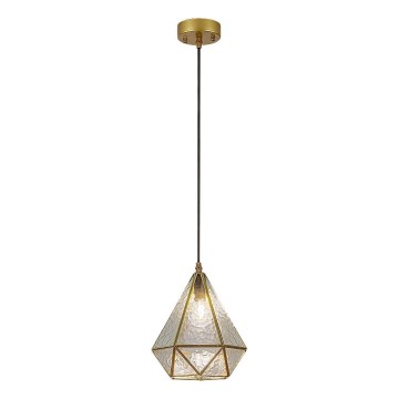 Rabalux - Tiffany vitrážový luster na lanku 1xE14/40W/230V zlatá