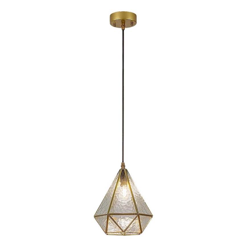 Rabalux - Tiffany vitrážový luster na lanku 1xE14/40W/230V zlatá