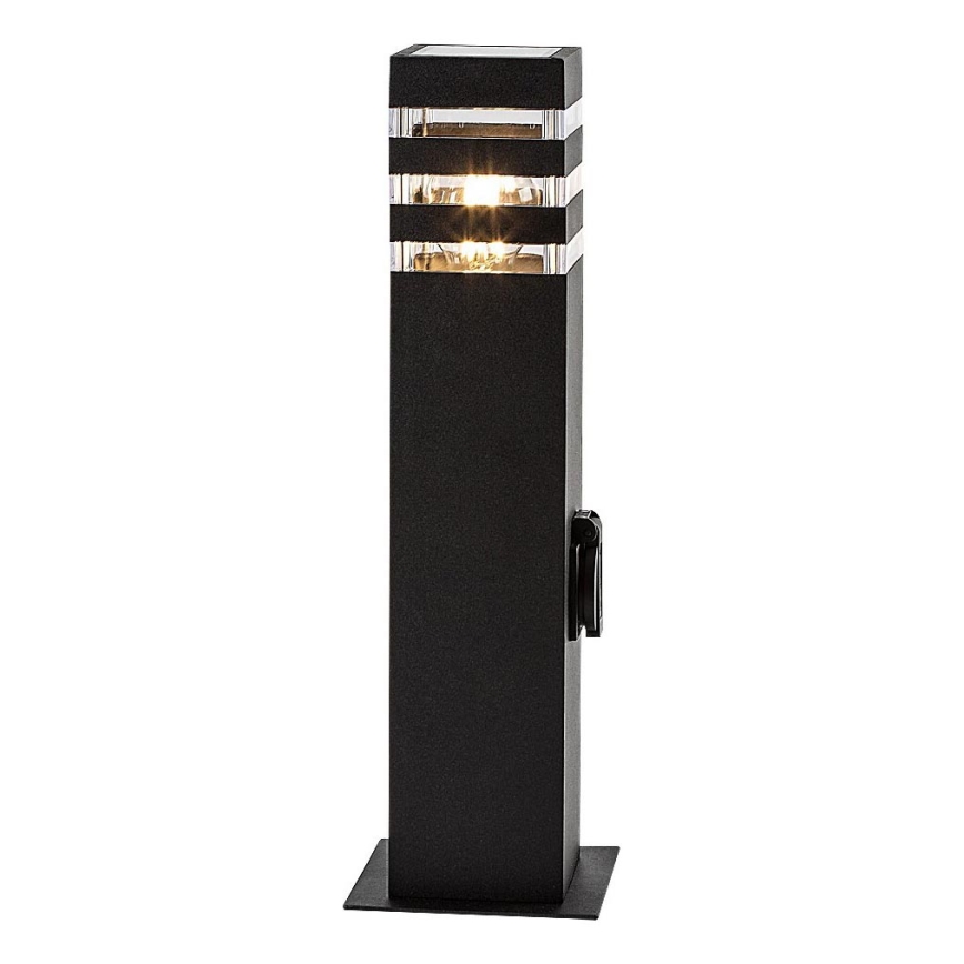 Rabalux - Vonkajšia lampa so zásuvkou 1xE27/12W/230V IP44