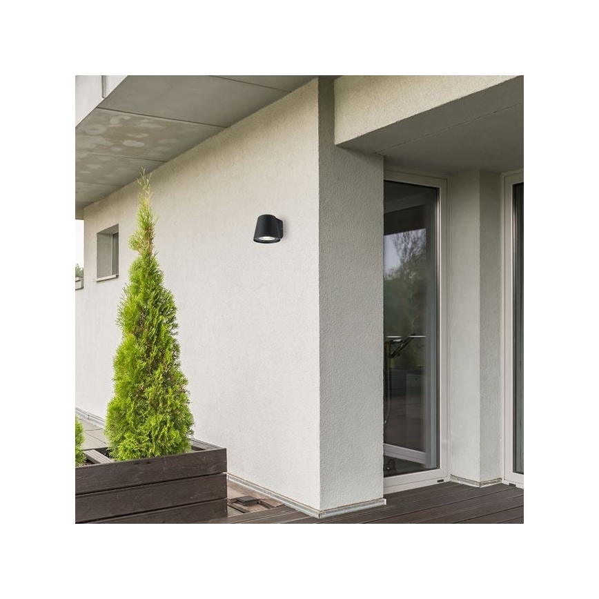 Rabalux - Vonkajšie nástenné svietidlo 1xGU10/35W/230V IP54 čierna