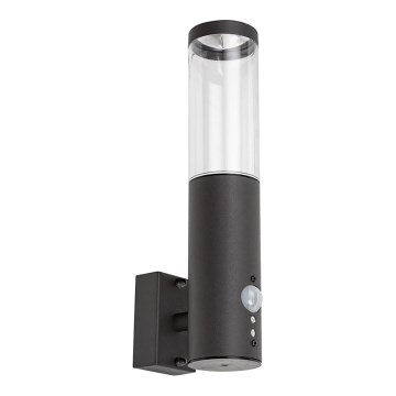 Rabalux - Vonkajšie nástenné svietidlo so senzorom 1xGU10/7W/230V IP44
