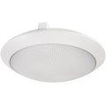 Rabalux - Vonkajšie stropné svietidlo so snímačom pohybu 1xE27/9W/230V IP65 pr. 30 cm biela
