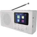 Rádio DAB DAB+ FM 3W/5V/4xAA biela