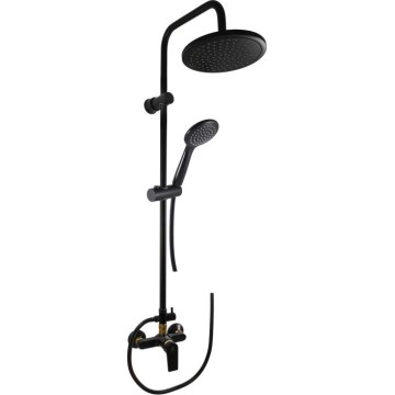 RAV Slezák CO182.5/7CMATZ - Sprchová súprava s vodovodnou batériou COLORADO čierna/zlatá