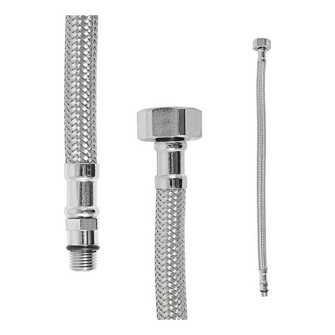 RAV Slezák IF0038 - Flexibilná pripojovacia hadica FLEXI 35 cm lesklý chróm