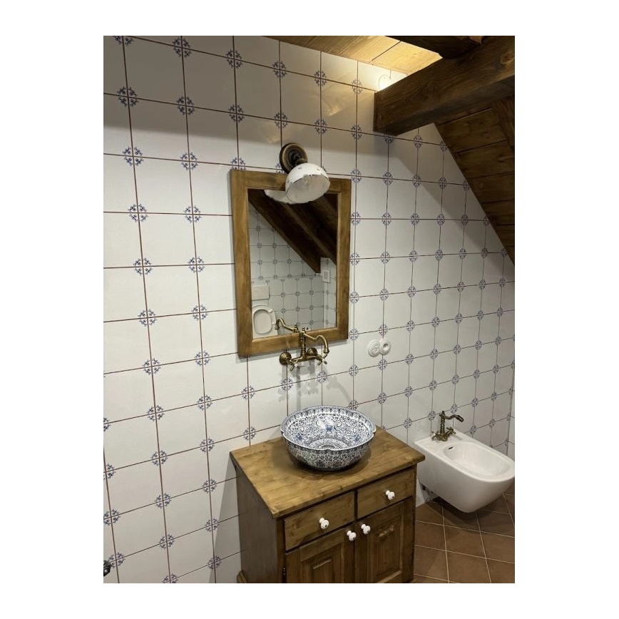 RAV Slezák MK102.5/28SM - Drezová/umývadlová batéria MORAVA RETRO 16,8 cm, stará mosadz