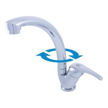 RAV Slezák SA006.0/3 - Drezová batéria SAZAVA 26,5 cm lesklý chróm