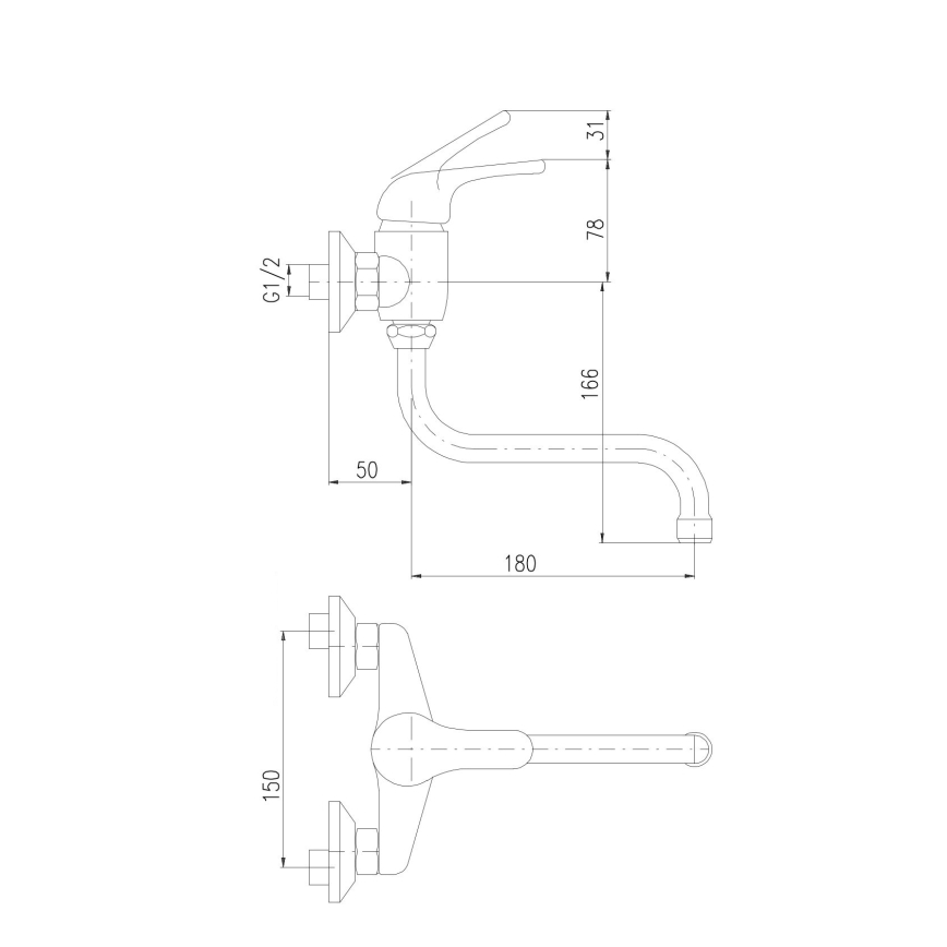 RAV Slezák SAJ001.5/21 - Umyvadlová batéria JUNIOR červená/modrá/žltá