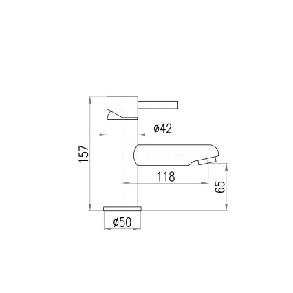 RAV Slezák SE426.0 - Umývadlová batéria JUNIOR 15,7 cm červená/modrá/zelená