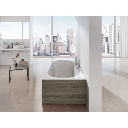 Ravak C921300000 - Vaňa CITY SLIM 180x80 cm akrylát/biela