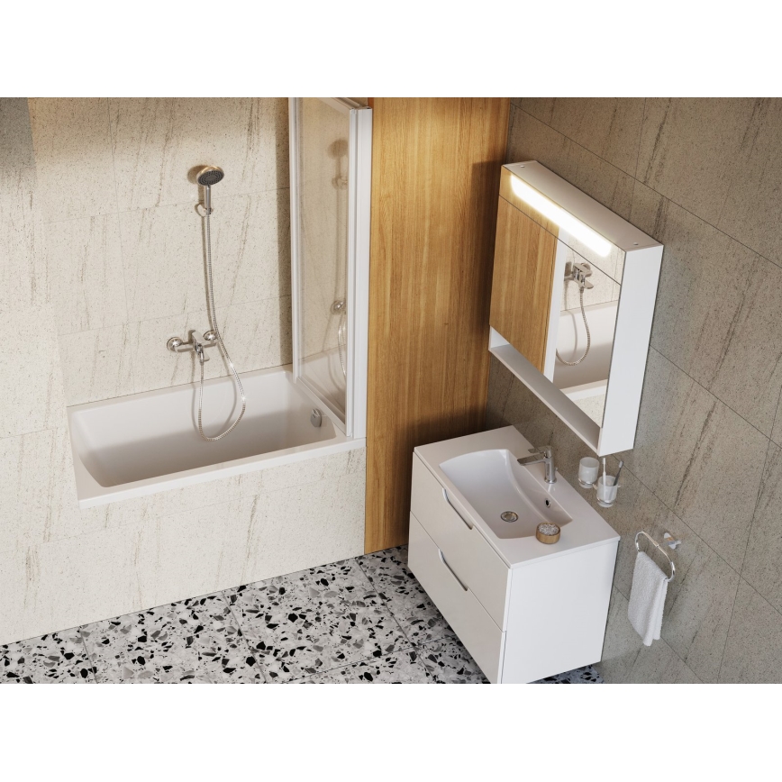 Ravak CC11000000 - Vaňa CLASSIC 120x70 cm akrylát/biela