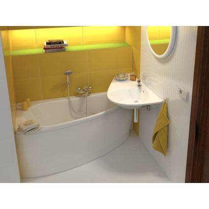 Ravak CZQ1000A00 - Panel k vani AVOCADO 160 cm akrylát/biela