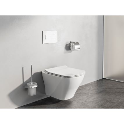 Ravak X01457 - Splachovacie tlačidlo UNI 24,7x16,5 cm biela