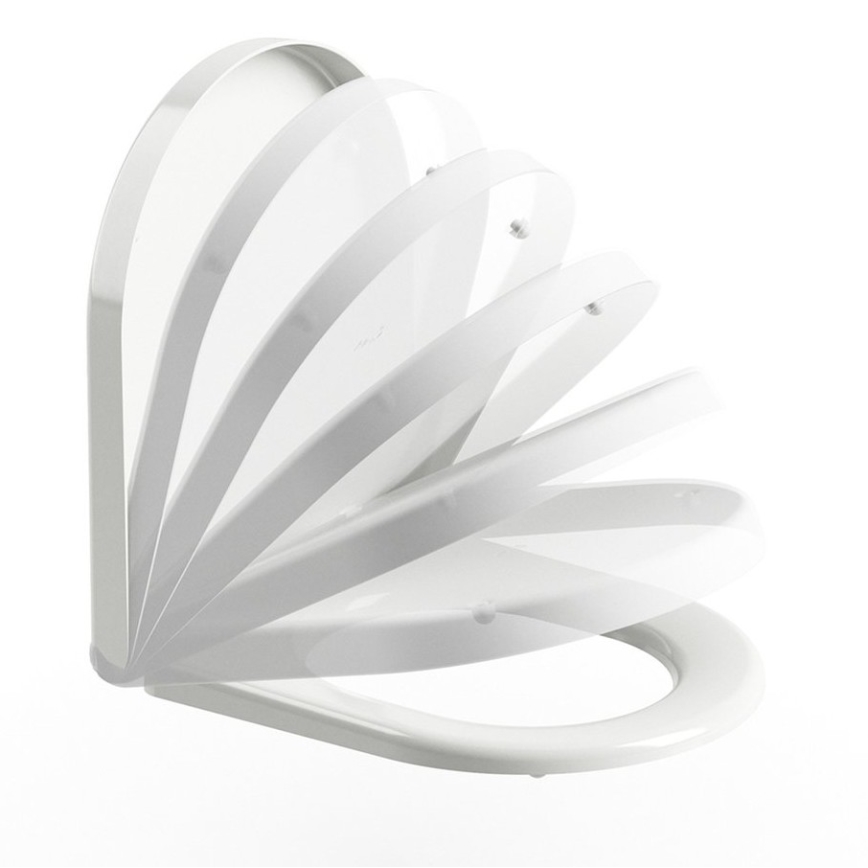 Ravak X01549 - WC sedátko SoftClose UNI CHROME biela