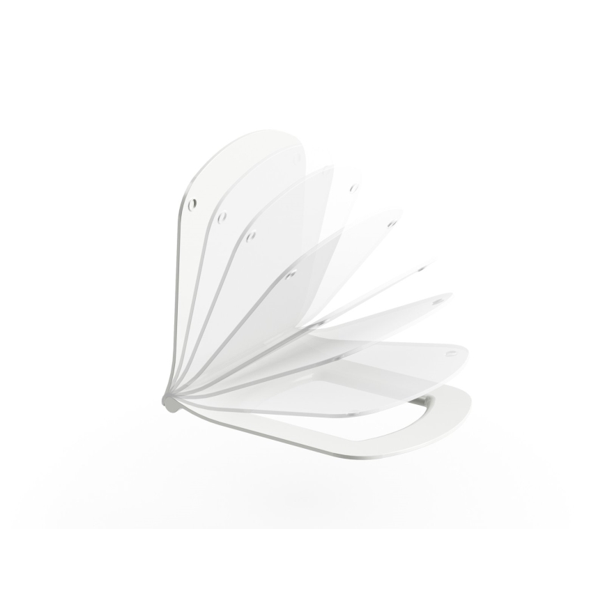 Ravak X01673 - WC sedadlo SoftClose CLASSIC SLIM biela