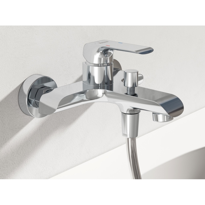 Ravak X070119 - Vaňová batéria FLAT lesklý chróm