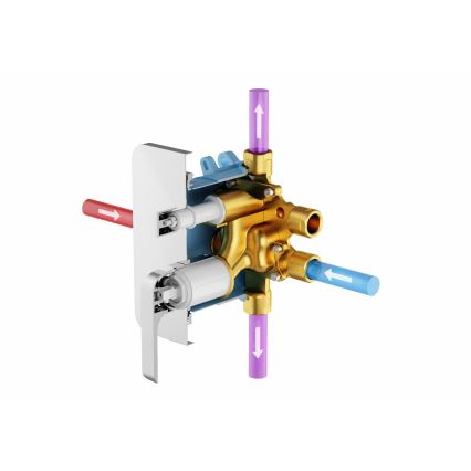 Ravak X070139 - Základné teleso pre podomietkové batérie R-BOX VARI 13,9x14,6 cm