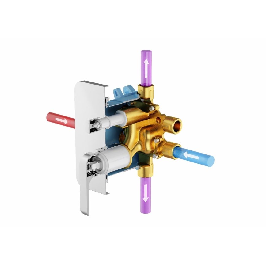 Ravak X070139 - Základné teleso pre podomietkové batérie R-BOX VARI 13,9x14,6 cm