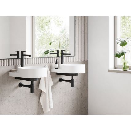 Ravak X070182 - Umývadlová batéria PURI 32,2 cm čierna