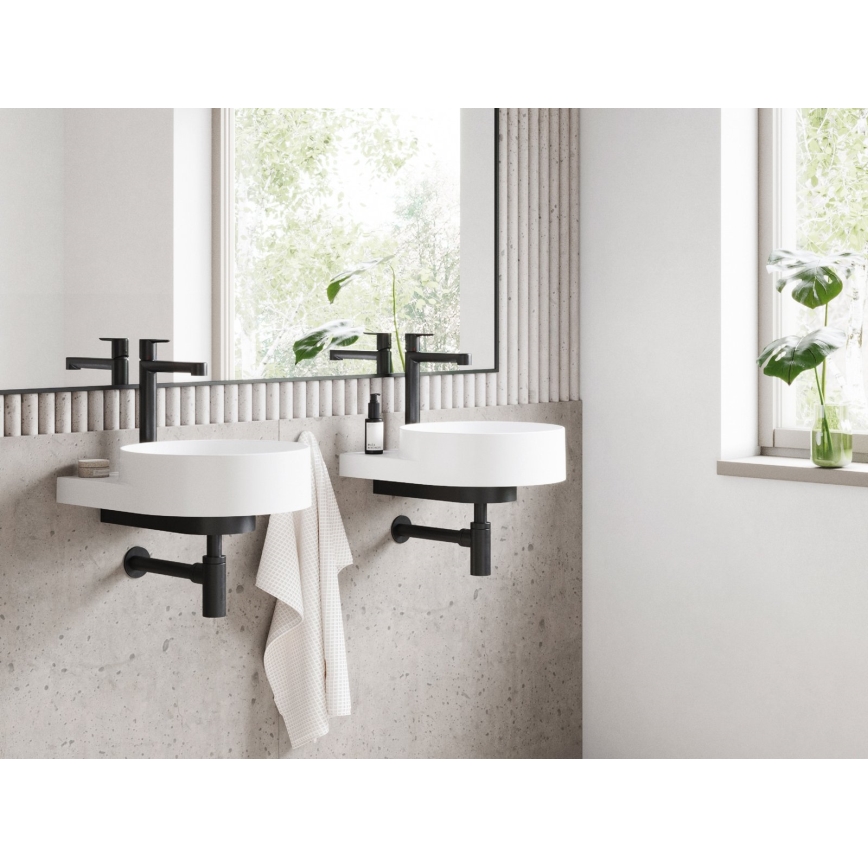 Ravak X070182 - Umývadlová batéria PURI 32,2 cm čierna