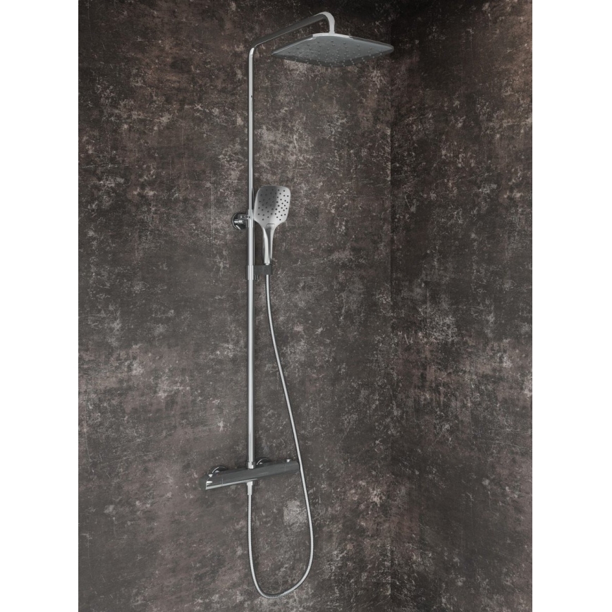 Ravak X070442 - Sprchová súprava s termostatickou batériou FLAT lesklý chróm