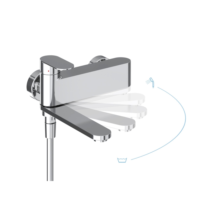 Ravak X070451 - Vaňová batéria CHROME lesklý chróm