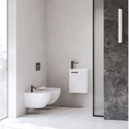 Ravak X070460 - Umývadlová batéria CHROME 17,7 cm čierna