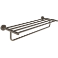 Ravak X07P1331 - Nástenný vešiak na uteráky KONA 60 cm kartáčovaný grafit