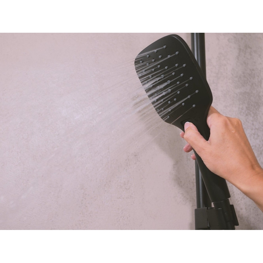 Ravak X07P569 - Ručná sprcha s tlačidlom čierna