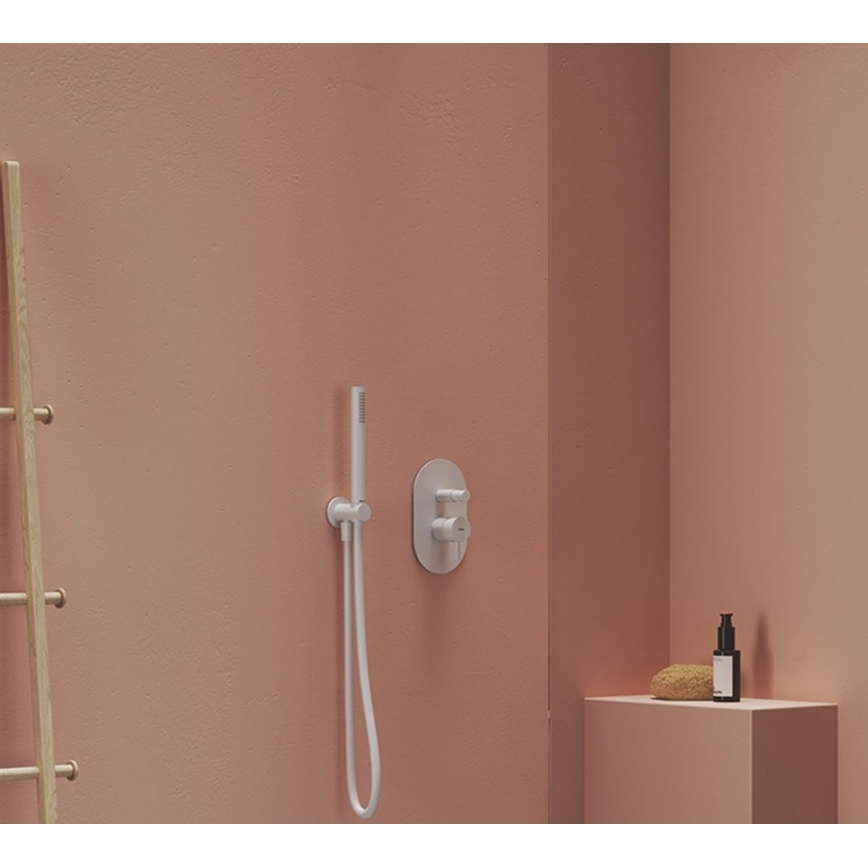 Ravak X07P682 - Ručná sprcha matná biela